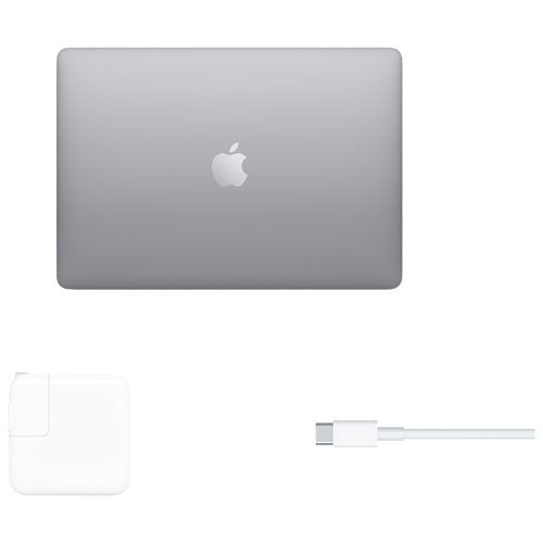 Refurbished (Good) - Apple MacBook Air 13.3" w/ Touch ID (Fall 2020) - Space Grey (Apple M1 Chip/512GB SSD/16GB RAM) - En