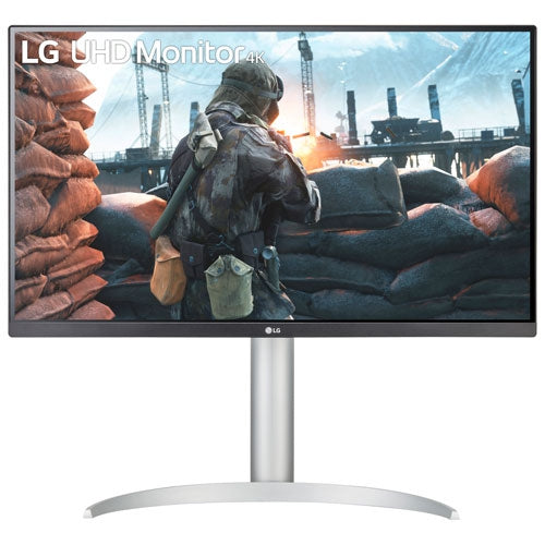 LG UltraFind 27" 4K Ultra HD 60Hz 5ms GTG IPS LED FreeSync Gaming Monitor (27UP650-W) - White - Open Box