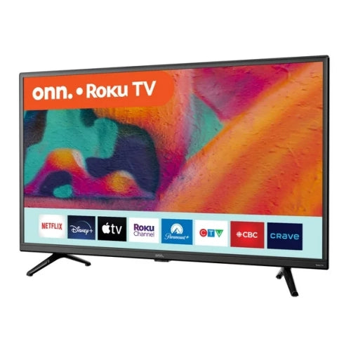 Open Box - Onn. 32” FHD 1080p Roku Smart TV (100122566-CA), 3 HDMI, 60 Hz