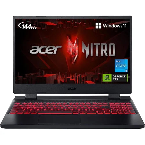 Open Box - Acer 15.6" Nitro 144Hz (Intel I5-12450H/8Gb RAM/512Gb SSD/Nvidia RTX3050/Win11) - 1 Year Warranty