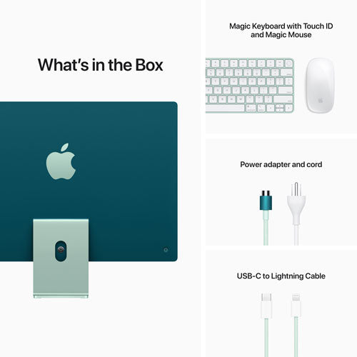 Apple iMac 24" (Spring 2021) - (Apple M1 Chip / 8-Core GPU / 256GB SSD / 8GB RAM) - English - OPEN BOX