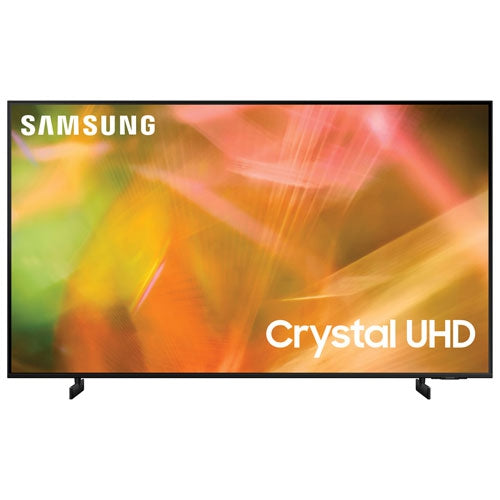 Samsung 43" 4K UHD HDR LED Tizen Smart TV (UN43AU8000FXZC) - 2021 - Open Box