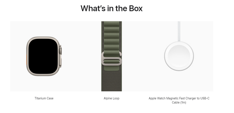 Apple Watch Ultra (GPS + Cellular) 49mm Titanium Case - Open Box